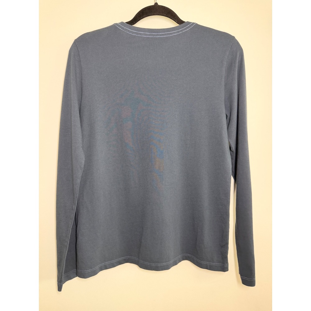 Life is Good Long Sleeve Tee Womens S Blue NWT Change is Good Maple Leaf Crusher - Picture 5 of 9